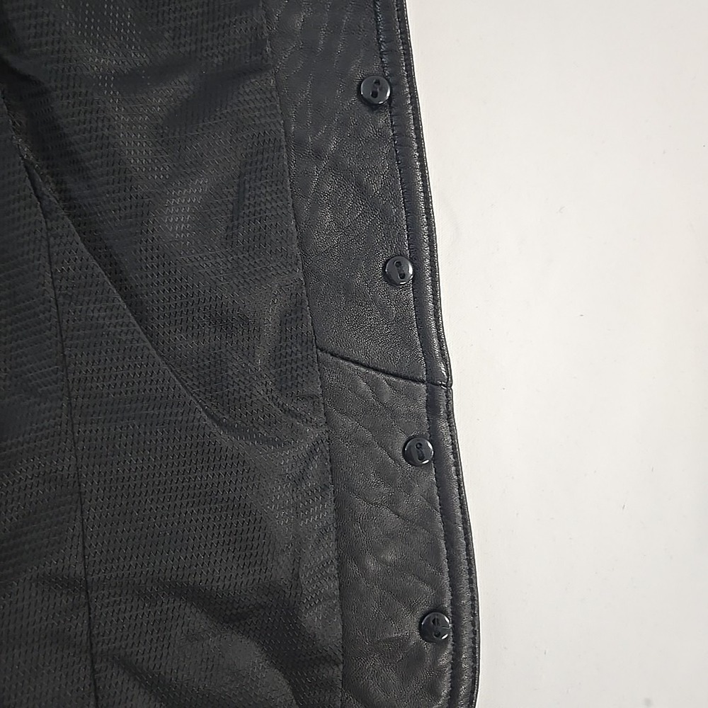 The Limited Black Leather Women's‎ Vest Size Medium M Vintage Y2K - Picture 8 of 10